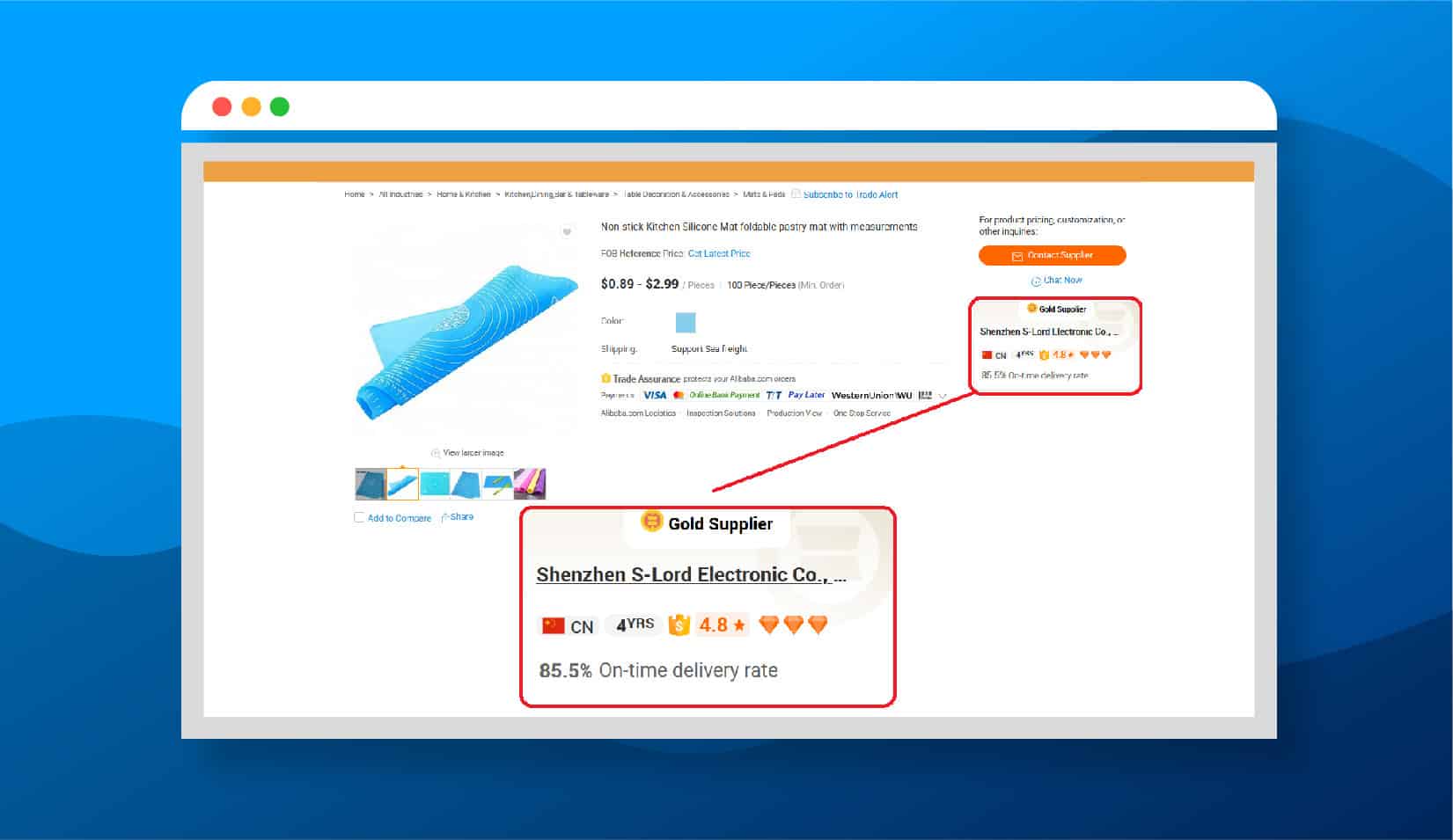 Alibaba Badges Screenshot