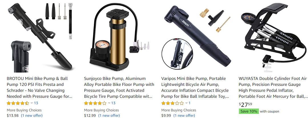 Mini Bike Pump Amazon