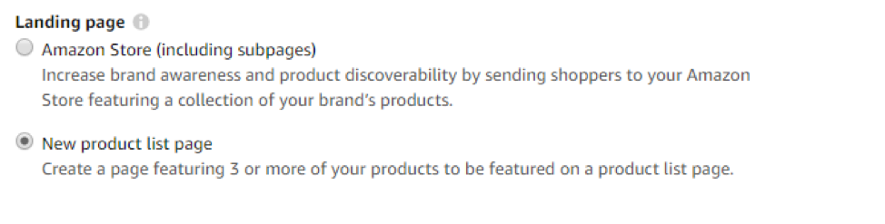 Amazon Landing Page