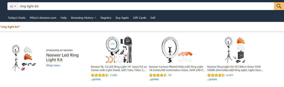 Amazon Search