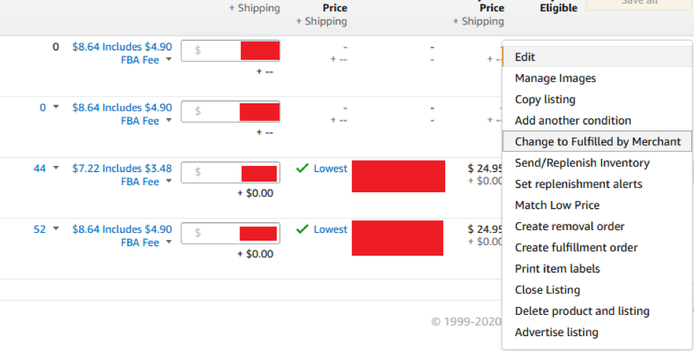 Amazon FBM